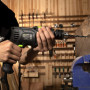 GALAX PRO Perceuse à percussion, Perceuse à percussion 600W, 13mm de bouchon métallique, 0-3000RPM, Perceuse puissante à vitesse