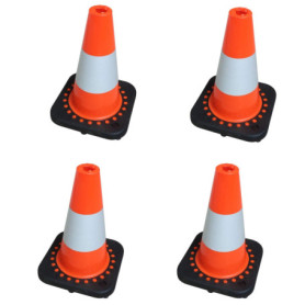 SNS SAFETY LTD TC-30Fx4 Set de 4 Flexibles Traffic Cônes 30 cm