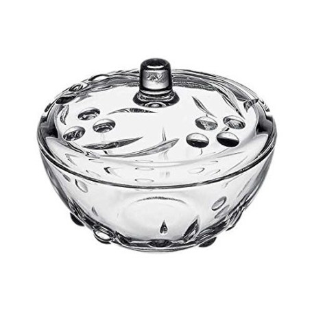 Pasabahce 97236 Perla Sucrier / Bonbonnière en verre avec couvercle