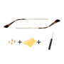 Branches de rechange pour lunettes de soleil Ray-Ban RB3548N, avec 4 vis, 1 tournevis
