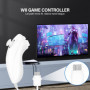 Sporgo Lot de 2 manettes Nunchuk pour Wii : manette de jeu vidéo Wii U, manette Nunchaku droite avec Motion Plus, les manettes N