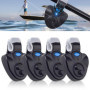 Nizirioo Lot de 4 détecteurs de touche électroniques sensibles pour la pêche - Indicateur lumineux - Avec indicateur lumineux LE