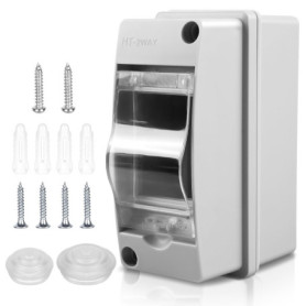 Coffret Electrique Etanche Exterieur Boîtier: Boîte Etanche Electrique Exterieur IP65, Tableau Electrique 1 Rangée, Boîtier Elec