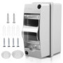 Coffret Electrique Etanche Exterieur Boîtier: Boîte Etanche Electrique Exterieur IP65, Tableau Electrique 1 Rangée, Boîtier Elec