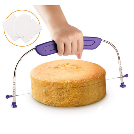 ilauke Outil de Pâtisserie Lissoir,Cuisson Unité Outils Wipe (Coupe-Gâteau)