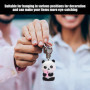 Porte-Clés Panda 2 Pièces, Porte-Clés De Dessin Animé Mignon, Porte-Clés Cadeaux, Porte-Clés Créatifs, Décorations Amusantes