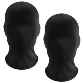 MEMOFYND Lot de 2 cagoules de protection du visage, masque de protection solaire d'extérieur, masque d'Halloween, masque de rôle