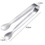 6 Pièces en Acier Inoxydable Mini Pinces de Service Multi-usages Petites Pinces Pinces à Sucre Glace Gadgets de Cuisine Pinces p