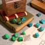 GWHOLE Lot de 42 Dés Jeux De Role Donjons et Dragons D&D Dice, Jeu de Dés Double-Couleur Polyédrique
