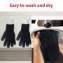 Newpop Gants de Barbecue, Universel Gants Four Anti Chaleur Jusqu'à 800°C, Antidérapants Silicone Ignifuge Gant Cuisine avec Pro