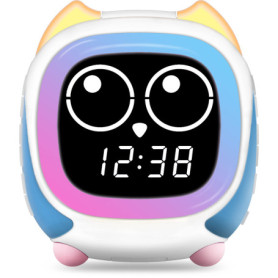 iTOMA Addo Réveil Lumière, Lampe De Chevet Simulation Lever du Soleil/Coucher De Soleil, Grandir Entraîneur De Montre pour Enfan