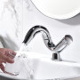 Aimadi Robinet Mélangeur Mitigeur Robinet Bain Rotatif orientable lavabo mitigeur lavabo lavabo salle de bain chrome