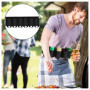 ZHYUAN Ceinture de bière, peut contenir 6 canettes, portable, peut contenir 6 canettes, porte-bière, ceinture portable, pour le 