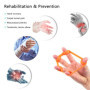CORTNEY 3 Pièces Hand Grip Strengthener, Exercice D'avant-Bras Renforcement des Mains Bandes D'extension des Doigts pour L'entra