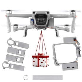 WANGCL Dispositif de livraison de drone avec lanceur d'air à libération rapide avec trains d'atterrissage pour la pêche, la publ