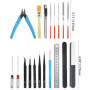 BGTXINGI Lot de 28 outils de modélisation de base pour outils de modélisme Gundam avec boîte en plastique - Pour assemblage, rép