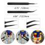 BGTXINGI Lot de 24 outils de base pour modélisme Gundam - Kit d'outils de réparation et de fixation