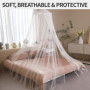 Moustiquaire de Lit - Moustiquaire Lit - Moustiquaire Lit Parapluie, Polyester de Haute Qualité, Maille Fine, Protection Efficac