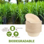 50 Bols Jetables - Bols en Carton, 500ml/17oz, Fabriqués en Matériau de Haute Qualité de Fibres de Canne à Sucre et de Paille de