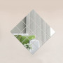 CENPEK Lot de 16 Petits Miroirs Autocollants en Plastique Acrylique Flexible, sans Cadre, 15 x 15 CM, 0,2 MM D’épaisseur, pour L