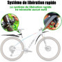 RBRL Garde - Boue de Vélo Universelle Réglable, Epaissir Elargir Set de Garde-Boue vélo pour VTT/BMX pour protéger de l'eau et d