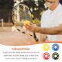 UTMACH Amortisseur Raquette Tennis 12 Pcs Amortisseur en Silicone Lettre Amortisseur Tennis Vibrations de Colored Anti Vibration