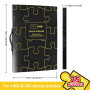 LOTMOFUN Classeur de Rangement pour Puzzles de 1000 pièces, Organiseur Portable de Grande Capacité avec 25 Pochettes, Portable e