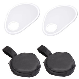2 Pièces Diffuseur de Flash, Diffuseur Flash pour Appareil Photo, Portable Pliable avec Sac De Rangement, pour Objectifs D'appar