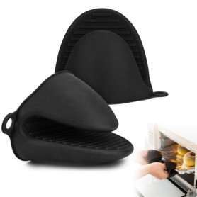 1 Paire Gant de Cuisine épais en Silicone,Gants de Four Résistant à la Chaleur, Gants de Cuisine Antidérapants, Gant Cuisine Ant