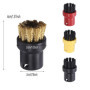 Brosses Rondes en Nylon et Laiton pour Nettoyeur Vapeur Brosse à Vapeur Domestique Laiton Pièces de Vadrouille Accessoires de Va