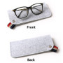 NTCL Niuhong 4 Pcs Étui Lunettes Portable Souple Housse Protection Lunettes Organisateur Lunettes Sac à Lunettes En Feutre Poche