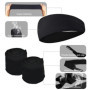 3 Pièces Noir Gants de Boxe Kit, 5m Élastique Bandages de Boxe arec Bandeaux de Sport, Stabilité Bandes Boxe sous Gants pour Hom