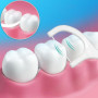AMZFUK Lot De 100 Fils Dentaires De, Jetables En Soie Dentaire,Nettoyage Des Dents, Pour Enlever La Plaque Et Les Débris Aliment