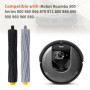 YanBan Lot de 2 brosses d'extraction de débris sans enchevêtrement compatibles avec iRobot série 800 800 860 866 870 871 880 886
