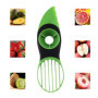 Coupe-avocat 3 en 1 - Coupe-fruits - Séparateur en plastique - Couteau de cuisine - Outils de légumes