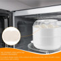 Cuiseur vapeur micro-ondes avec 2 récipients de cuisson : PRITOK 21,5 x 21,5 x 16 cm Cuiseur vapeur pour micro-ondes avec tamis,