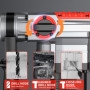 Marteau Perforateur 1500W, SDS-Plus et Rond, 4 Fonction/Perçage, Perçage au Marteau, Réglage de la Position du Burin, Burinage, 