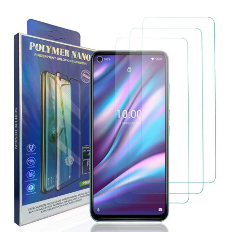 klyeu Protecteur D'écran pourWiko View 5 Plus, protecteur d'écran film de protection film blindé HD 9H film Verre Trempé Compati