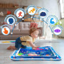 ZPQAODI Tapis de jeu aquatique pour bébé, tapis de jeu aquatique, gonflable, 66 x 50 cm, tapis de jeu rempli d'eau, tapis de jeu