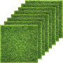 Tapis de pelouse,Gazon Artificiel, Gazon Artificiel féerique Naturel, pour Ornement Miniature, Jardin, Maison de poupée, Gazon p