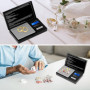 Vinabo Balance de Précision 700g/0,01g, Balance de Cuisine, Balance à Bijoux Portable, Balance de Poche Numérique Pro, avec écra