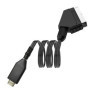 LNGJIN Cable Peritel HDMI,Convertisseur Péritel vers HDMI,Convertisseur Vidéo Audio,Adaptateur HDMI Peritel pour DTV STB VHS VCR
