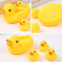Lot de 7 jouets de piscine, jouets de bain, petit canard jaune, jouets de bain, jouets de poisson, jouets de bain pour garçons e