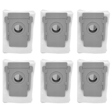 KENSHIRE Lot de 6 sacs d'aspirateur compatibles avec iRobot i7, i7 Plus, i3 i6+, i8 Plus, S9+ Plus Series E5, E6, E7, tous les m