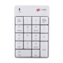 Clavier Numerique sans Fil, Pavé Numérique, Mini Clavier Numérique de 18 Touches 2,4 GHz, Clavier numérique Bluetooth USB, pour 