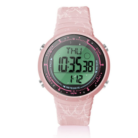 Femmes Filles Sports Natation Plongée Montre Bracelet 10 ATM Etanche, avec Fonctions de Réveil, Chronomètre, Compte à Rebours, D