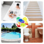 10 Pièces Autocollants Antidérapants pour Salle de Bain ,Avec 1 petit grattoir,Autocollants de baignoire antidérapants pour enfa