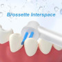 8 Brossettes Interspace et 8 Brossettes Ortho Care Essentials, Brossette de Rechange Compatibles avec les Oral-B Brosse a Dent E