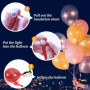 LED Lampes 100 Pièces Lumière Lumineuse pour Ballon Lampion Décoration Noël, Nouvel An, Halloween, Fêtes, Mariage, Intérieure Ex