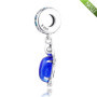 As shown in figure 2022 été Bleu en Verre de Murano Tortue de mer balancent Perle 925 Argent Bricolage Convient pour Original Pa